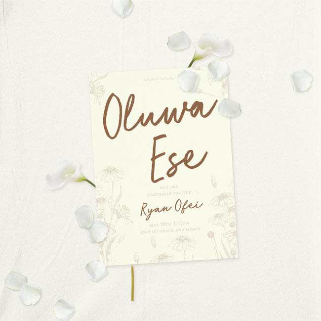 Ryan Ofei Releases New Single, 'Oluwa Ese,' Today