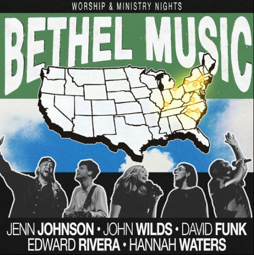 Bethel Music Announces Fall 2025 Leg of 'Worship and Ministry Nights Tour'