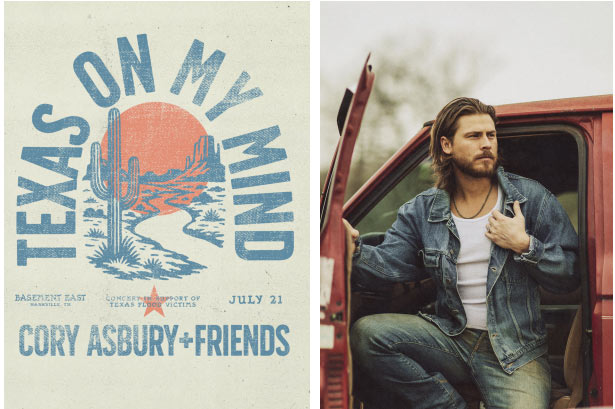 Cory Asbury Plans Texas Flood Relief Concert on July 21st
