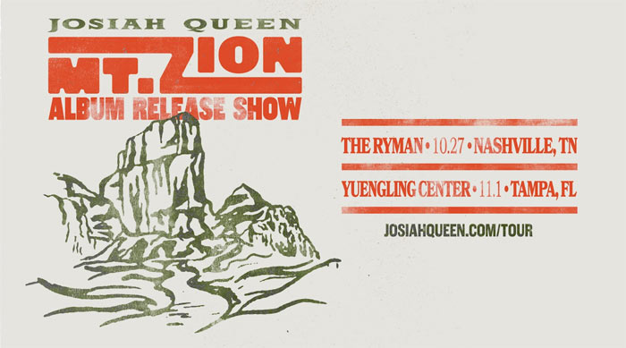 Josiah Queen Announces Two-Night Album Release Celebration for Mt. Zion