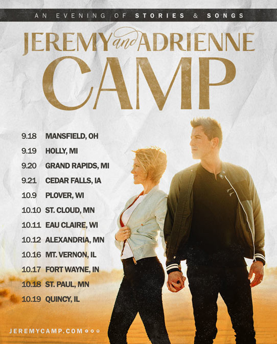 Jeremy and Adrienne Camp Release New Worship Medley 'Worthy Of It All / I Exalt Thee'