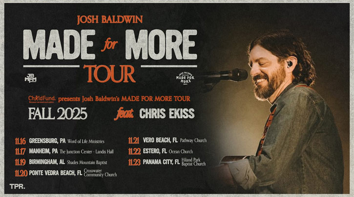 Josh Baldwin Announces Made For More Fall 2025 Tour with Special Guest Chris Ekiss
