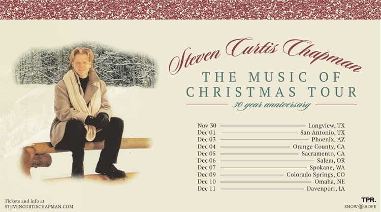 Steven Curtis Chapman Announces The Music of Christmas Tour Celebrating 30 Years of the Iconic Christmas Album
