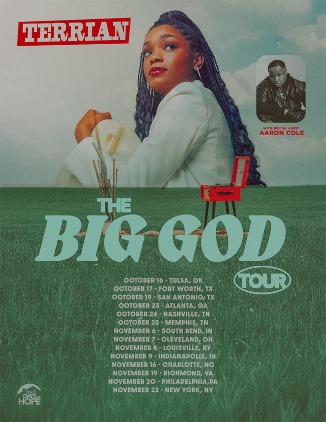 Terrian Announces First Headline Tour: The Big God Tour