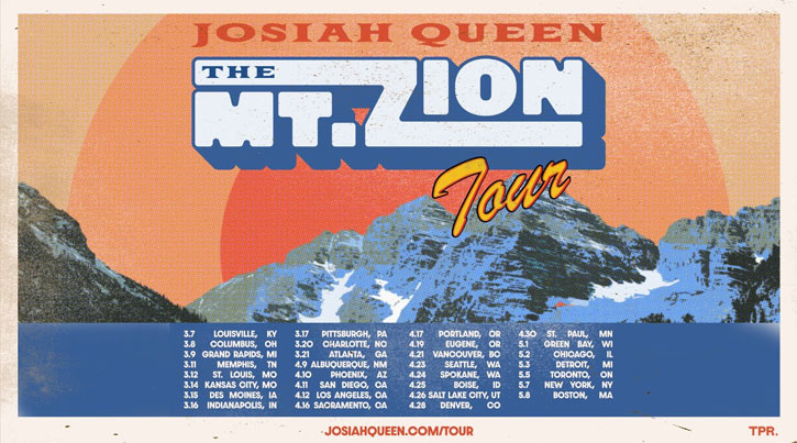 Josiah Queen Announces The Mt. Zion Tour Marking His Biggest Headline Run Yet