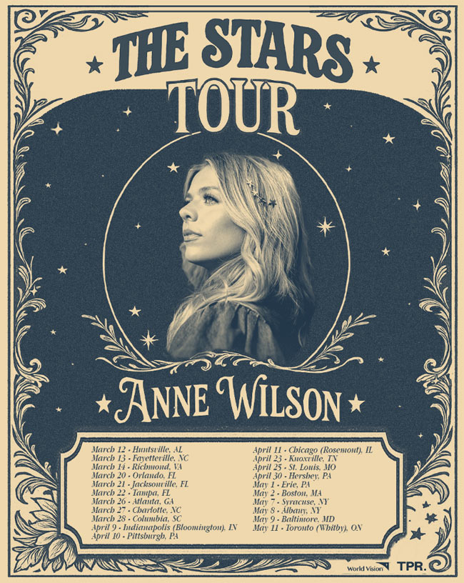 Anne Wilson Extends 'The STARS Tour' To 21 More Cities This Spring