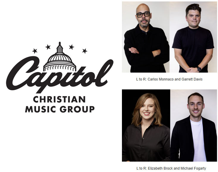 Capitol Christian Music Group Promotes Key Team Members and Adds On