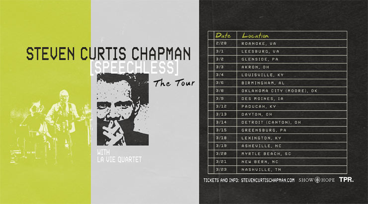 Steven Curtis Chapman Extends Speechless The Tour Into Spring 2026 Following Successful 2025 Tour