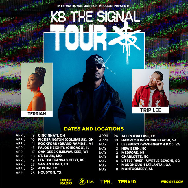 KB Announces 'The Signal Tour,' Kicking Off April 9