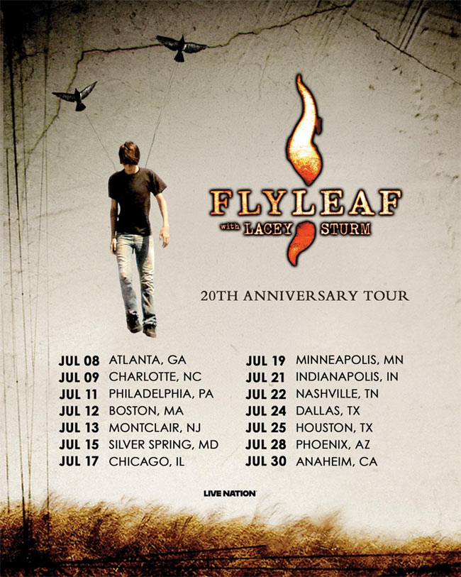 Flyleaf Announces 20th Anniversary Tour