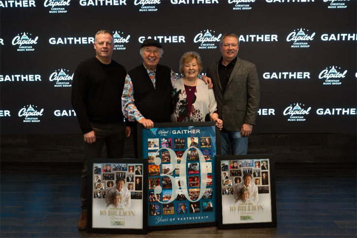 Gaither Music Group Marks 30 Years with Capitol CMG and Surpasses 10 Billion Career Streams