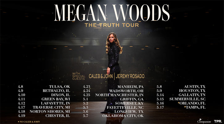 Megan Woods Announces First-Ever Headlining Tour, The Truth Tour