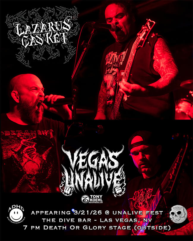 Lazarus Casket Set To Play UnAlive Fest 2026; Release New Video For 'Into Purgatory'