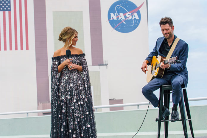Anne Wilson Performs National Anthem for NASA's Artemis II Mission Launch