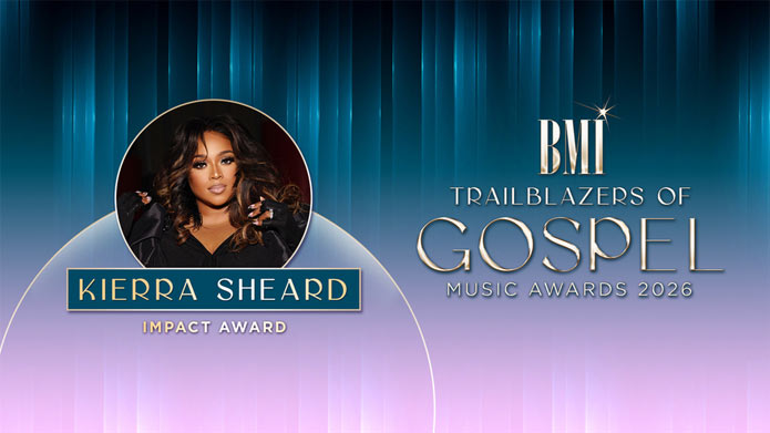 Kierra Sheard to Receive BMI Impact Award at 2026 BMI Trailblazers of Gospel Music Awards
