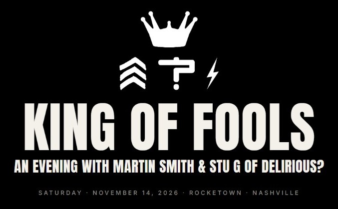 Delirious? Founding Members Martin Smith and Stu G Announce Special Nashville Concert