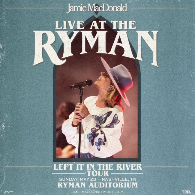 Jamie MacDonald to Make Headline Debut at Nashville's Famed Ryman Auditorium on May 23, 2027