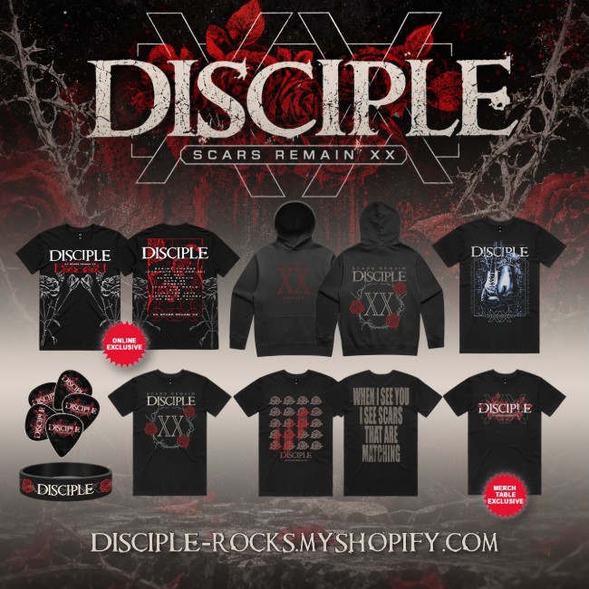 Disciple Celebrates 20 Years of Their Iconic Album 'Scars Remain' with Merch Drop and Fall Tour